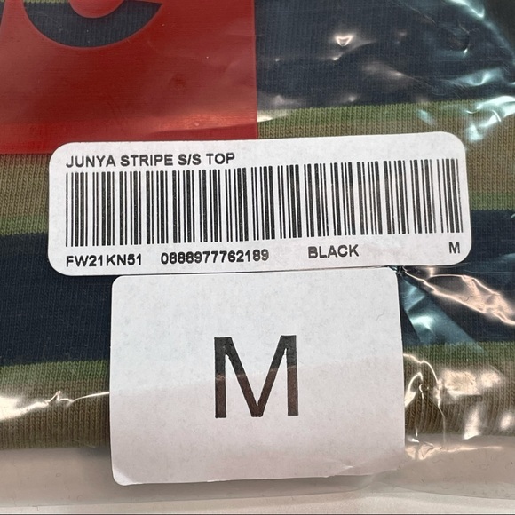 Supreme x Junya Watanabe CDG Ringed Striped Bug Mens Medium Size T-Shirt - Picture 7 of 7